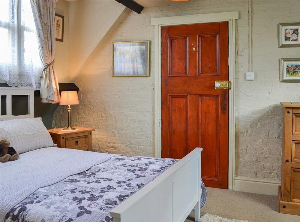 Comfortable double bedroom at Mill Cottage in Bielby, near York, North Yorkshire