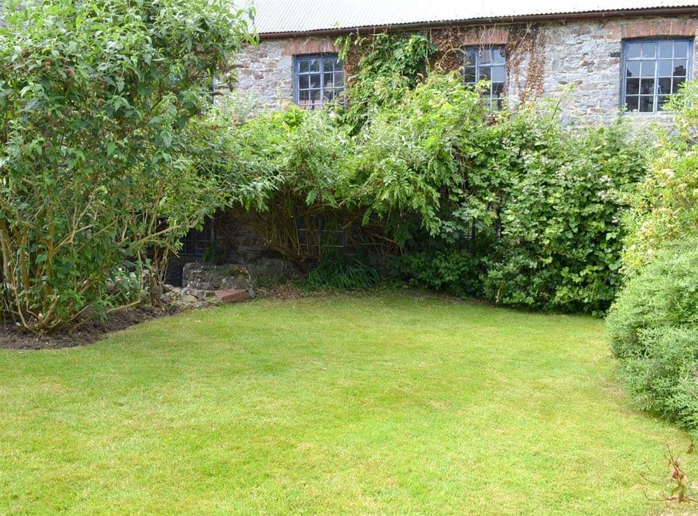 Garden at Mill Cottage in Buckfastleigh, near Dartmoor, Devon