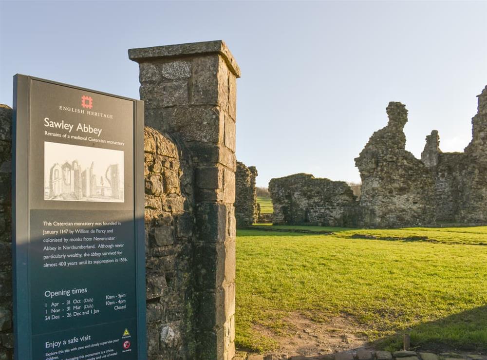 Sawley abbey at Mill Cottage in Clitheroe, Lancashire