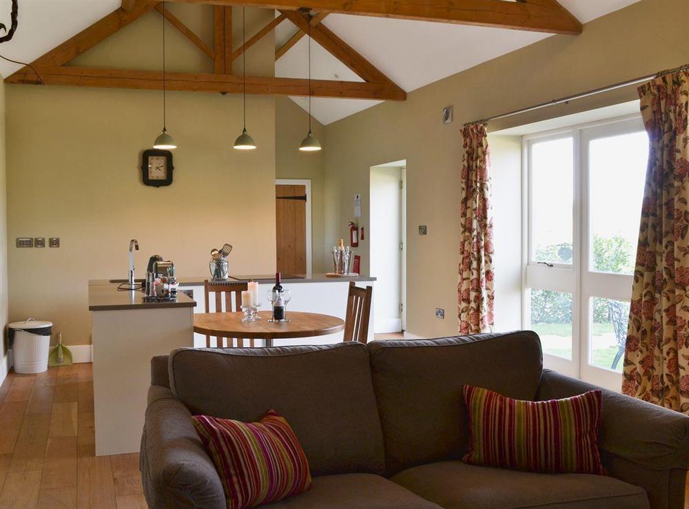 Open plan living/dining room/kitchen (photo 2) at Mill Cottage in Dalton near Richmond, North Yorkshire