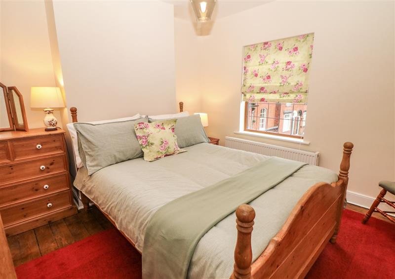 This is the bedroom at Mill Cottage, Leek