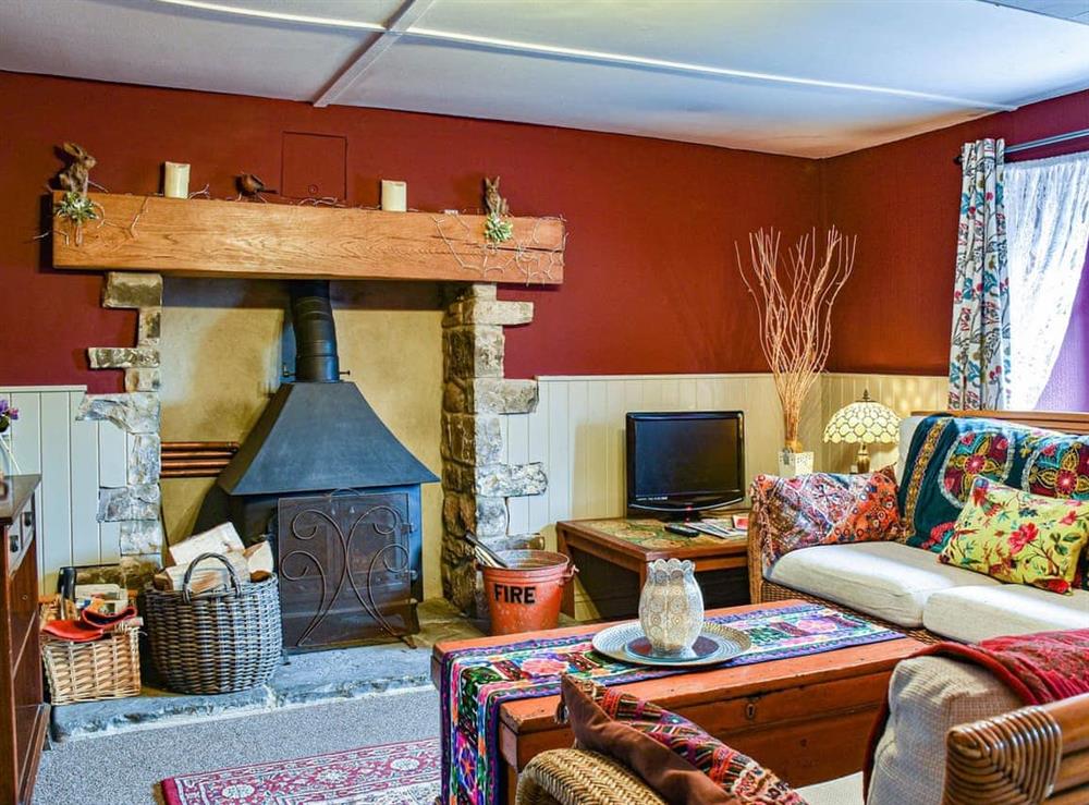 Living room at Mill Cottage in Llandgadog, Dyfed