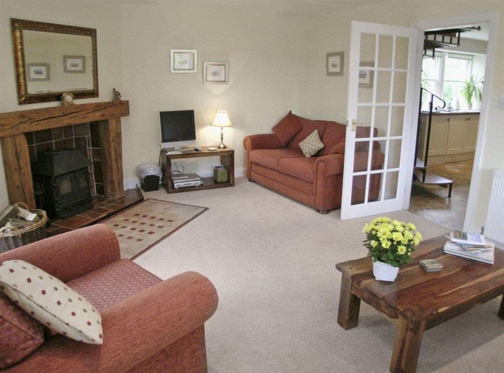 Living room at Mill Cottage in New Channelkirk, Oxton, Berwickshire., Great Britain