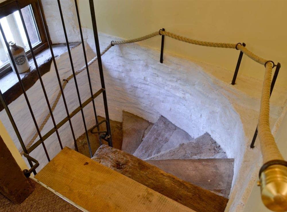 Stairs at Mill Cottage in Peterchurch, near Hay-on-Wye, Herefordshire
