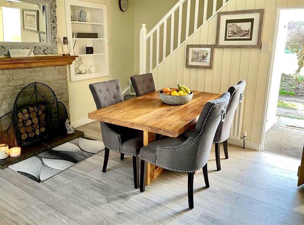 Dining room at Mill Cottage in Pickering, North Yorkshire