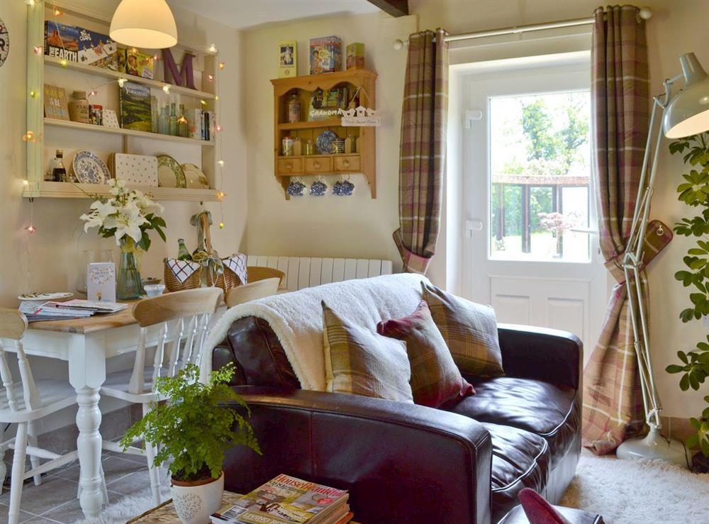 Cosy living/dining room at Mill Cottage in Stillington, near York, North Yorkshire