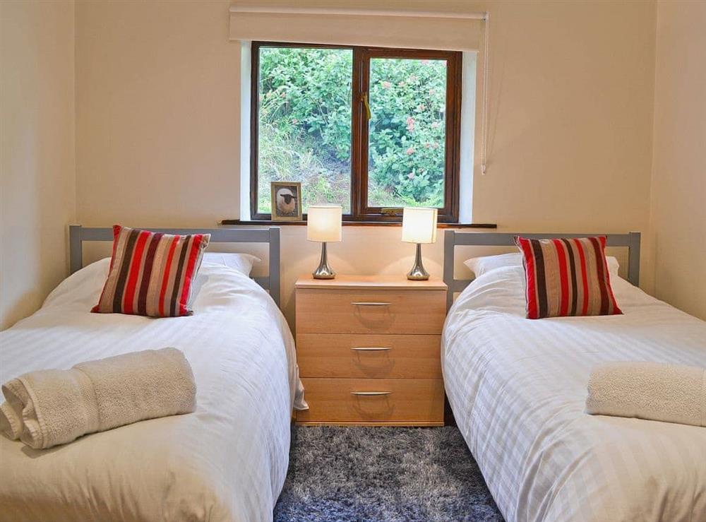 Twin bedroom at Red Kite Cottage, 