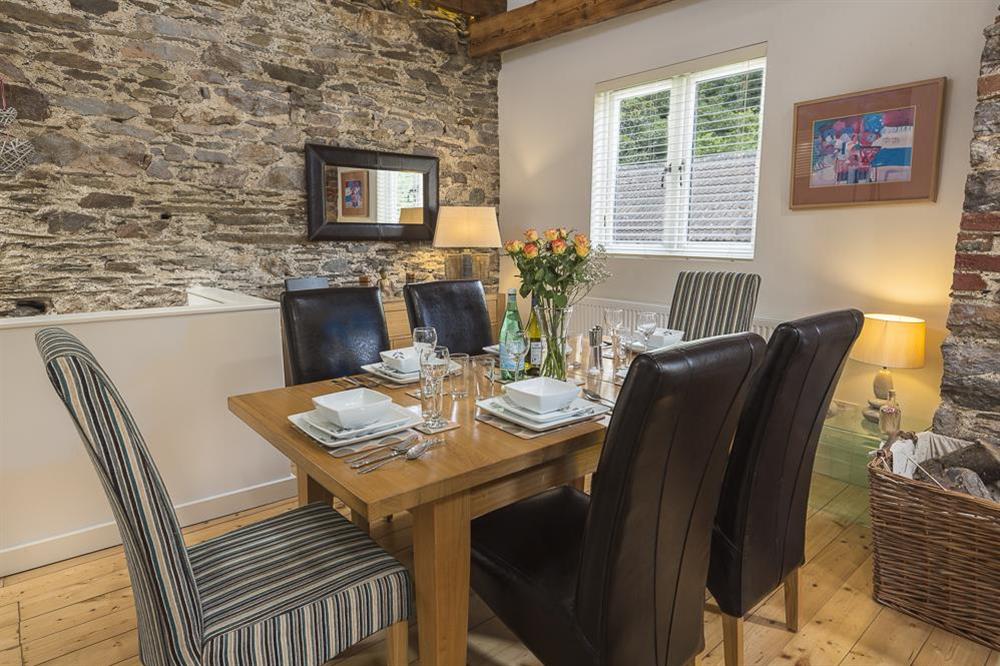 Dining area with oak table seating six (photo 2) at Mill Grange in , Dartmouth