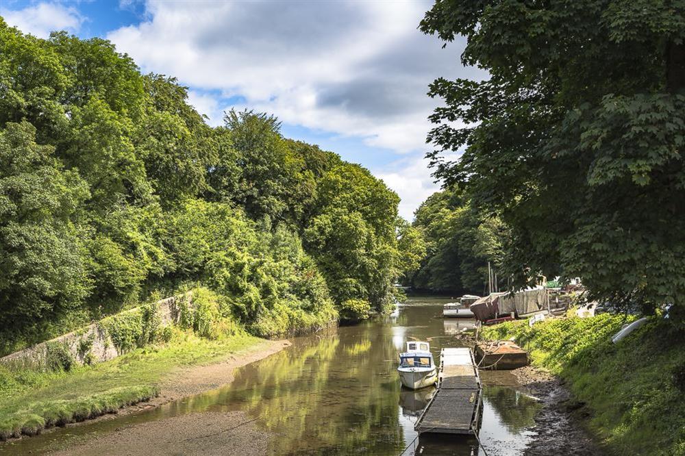 Stunning views from the sitting room over the creek and surrounding woodland at Mill Grange in , Dartmouth
