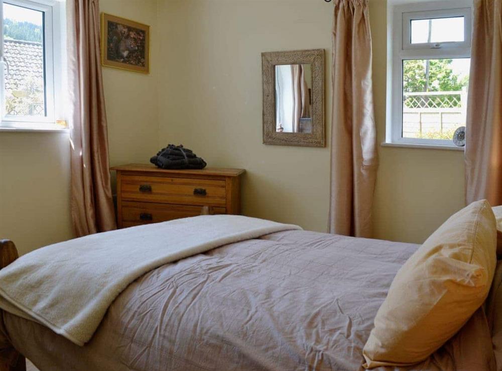 Double bedroom at Mill Haven in Dunster, near Minehead, Somerset