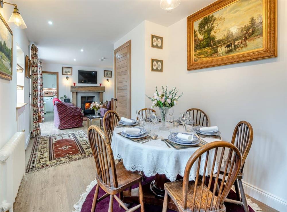 Dining Area at Mill Hill Cottage in Lamington, near Biggar, Lanarkshire