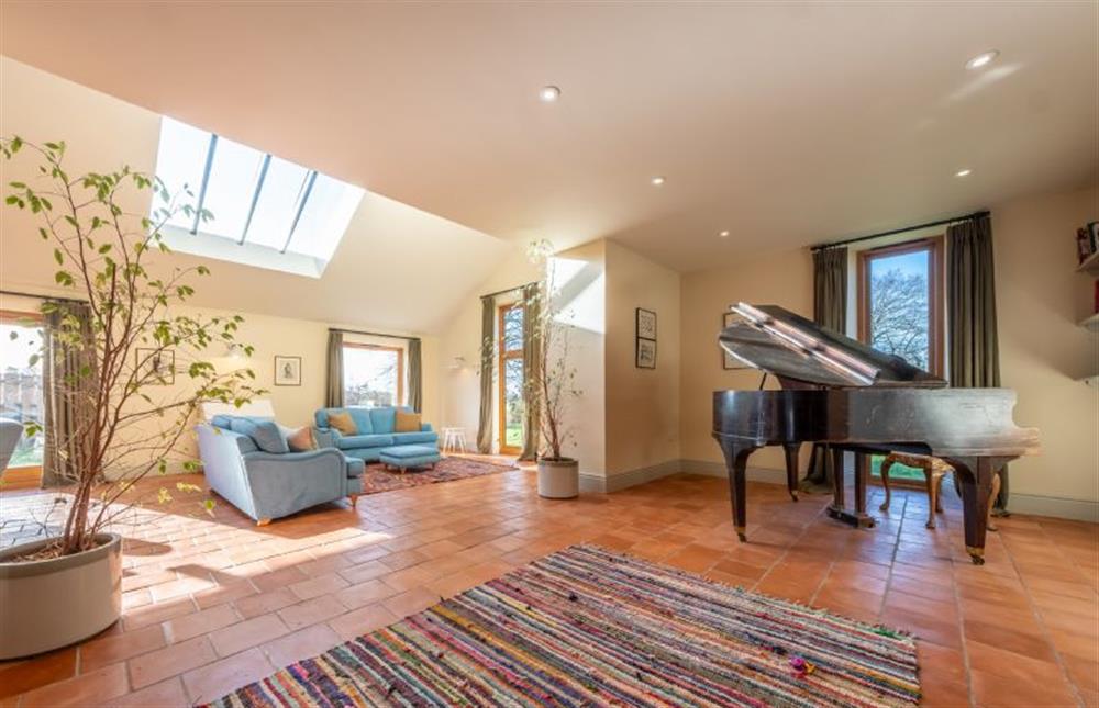 Sitting room with piano