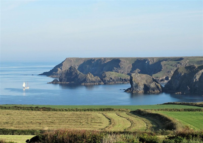 The setting at Mill House Barn, Gulval near Penzance
