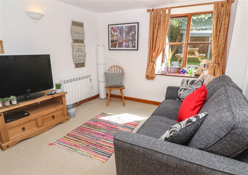 This is the living room at Mill House Barn, Gulval near Penzance