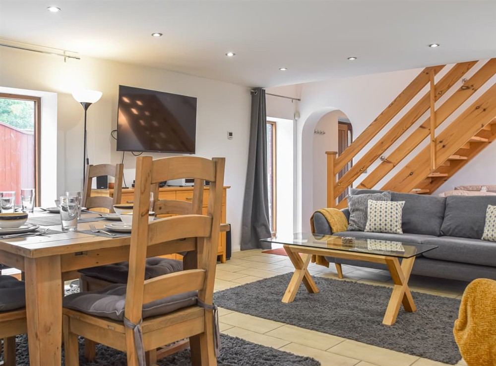 Living room/dining room at Mill House Barn in Warmingham, Sandbach, Cheshire