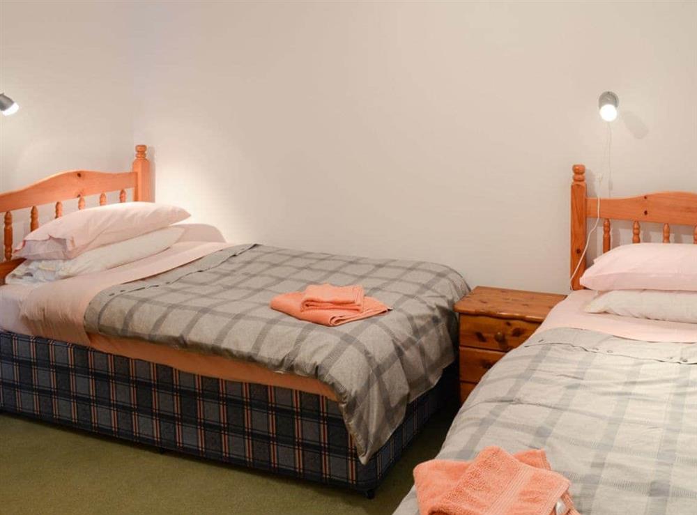 Comfortable twin bedded room at Mill Cottage, 