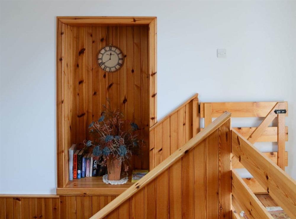 Pine-clad stairway at Stable Cottage, 