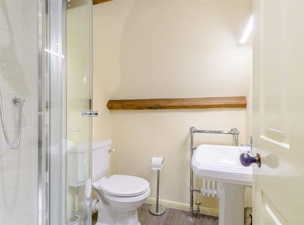Shower room at Mill House in Hawnby, near Helmsley, North Yorkshire