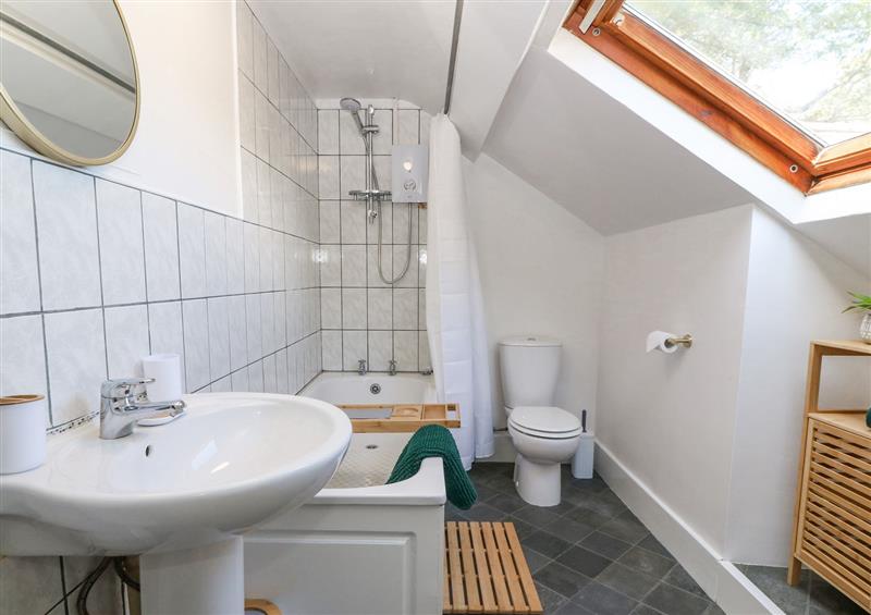 This is the bathroom at Mill House (Main House), Sarn Meyllteyrn