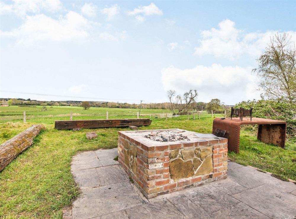 Built-in-BBQ at Mill House on the Brooks in Hardham, West Sussex