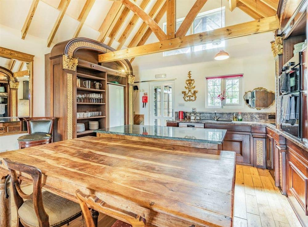 Kitchen/diner at Mill House on the Brooks in Hardham, West Sussex