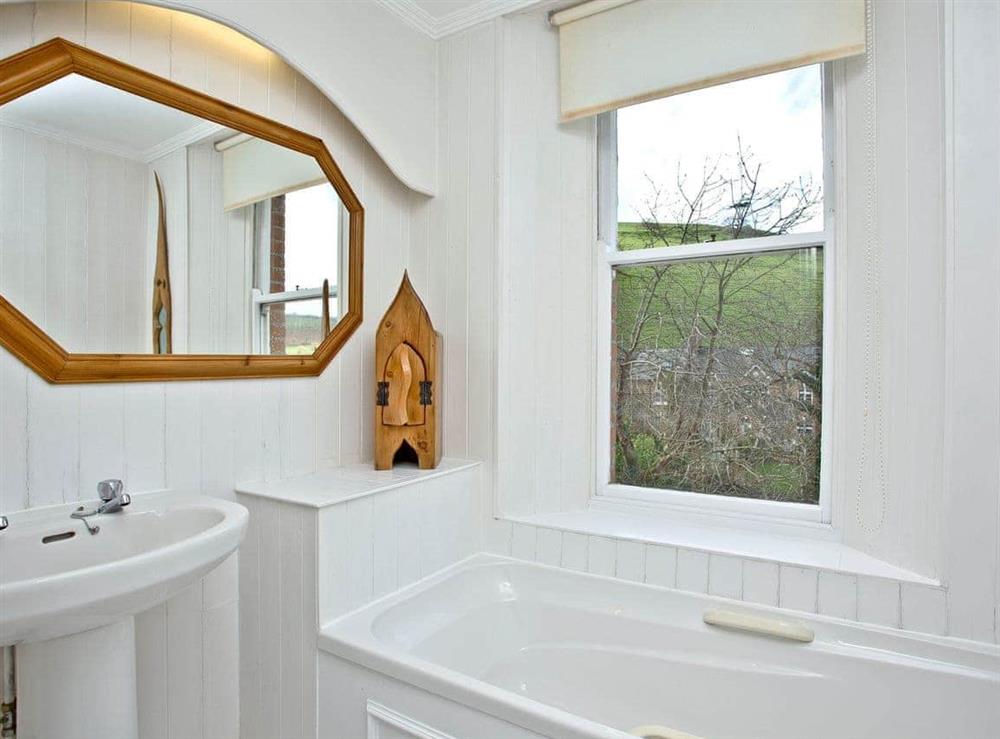 Second bathroom at Mill Lodge in Bow Creek, Nr Totnes, South Devon., Great Britain