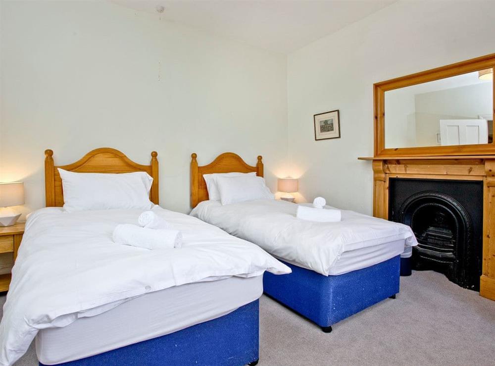 Spacious twin bedroom at Mill Lodge in Bow Creek, Nr Totnes, South Devon., Great Britain