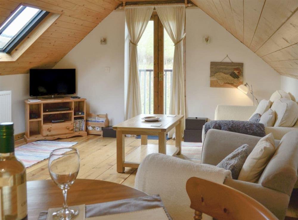 Delightful living/ dining room at Mill Meadow Cottage  in East Down, Barnstaple, Devon., Great Britain