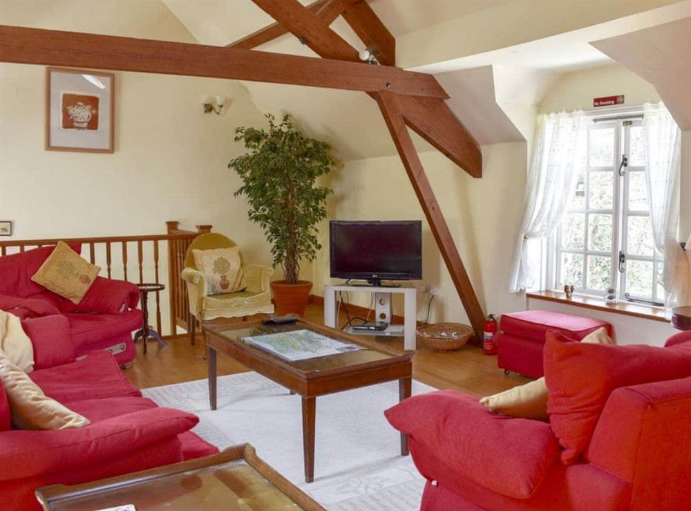 Comfortable living room at Mill Pond Cottage in Bere Regis, Dorset