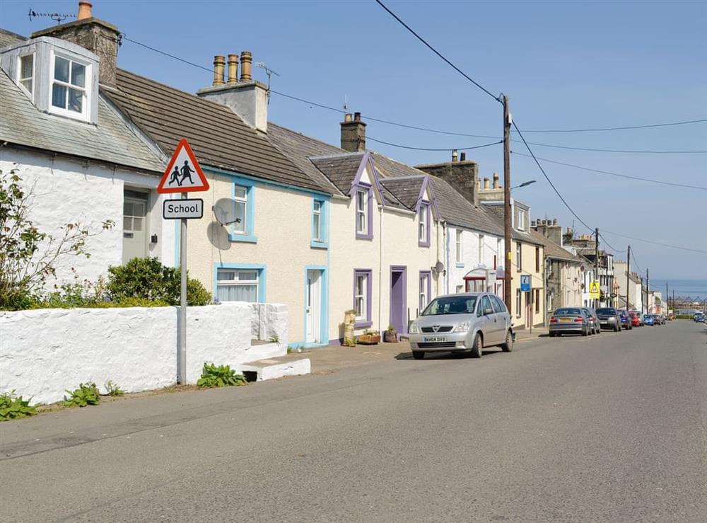 Located a short walk from the shore at Mill Street in Drummore, near Stranraer, Dumfries and Galloway, Wigtownshire