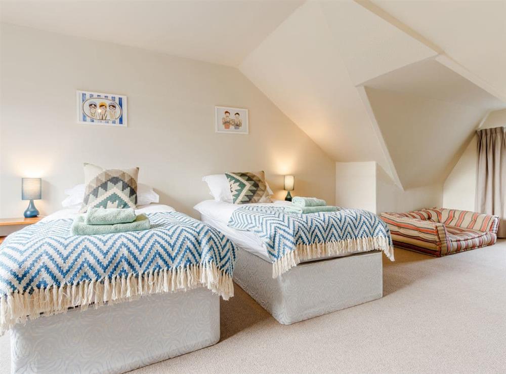Twin bedroom at Mill View in Aberfeldy, Perthshire