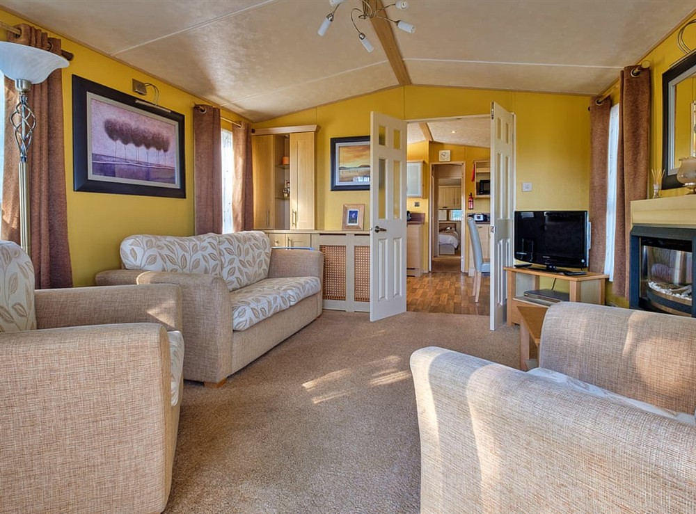 Living area at Mill View Cottage in Cowes, Isle of Wight