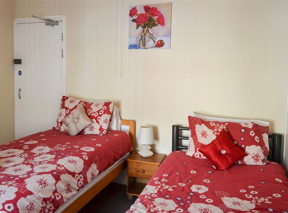 Twin bedroom at Mill View House in Scarborough, North Yorkshire