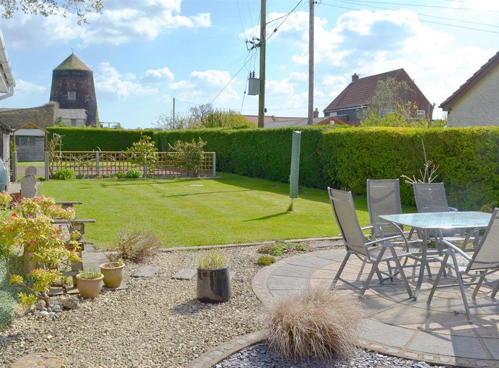 Lovely garden and sitting out area at Mill View in Neatishead, near Horning, Norfolk