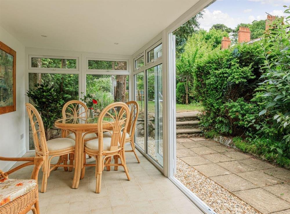 Sun room at Millbank in Sidmouth, Devon