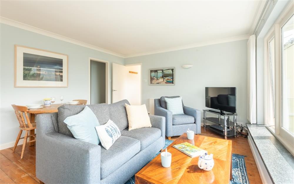 The private apartment offers views and a 4th bedroom at Millbay Cottage in East Portlemouth
