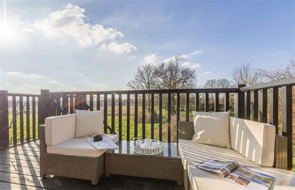 Beautiful rural views from the balcony at Millers Loft, Erpingham near Norwich