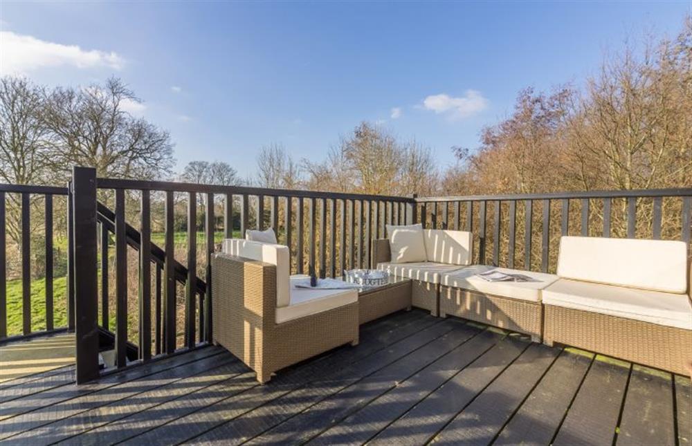First floor: Dine alfresco on the balcony at Millers Loft, Erpingham near Norwich