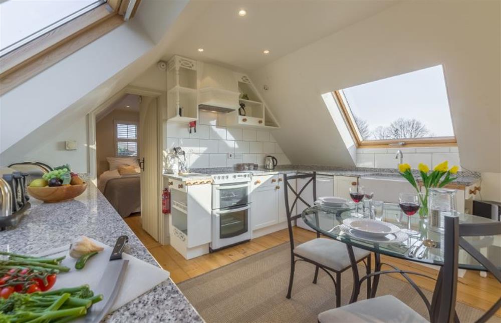 First floor: The kitchen is light and airy at Millers Loft, Erpingham near Norwich