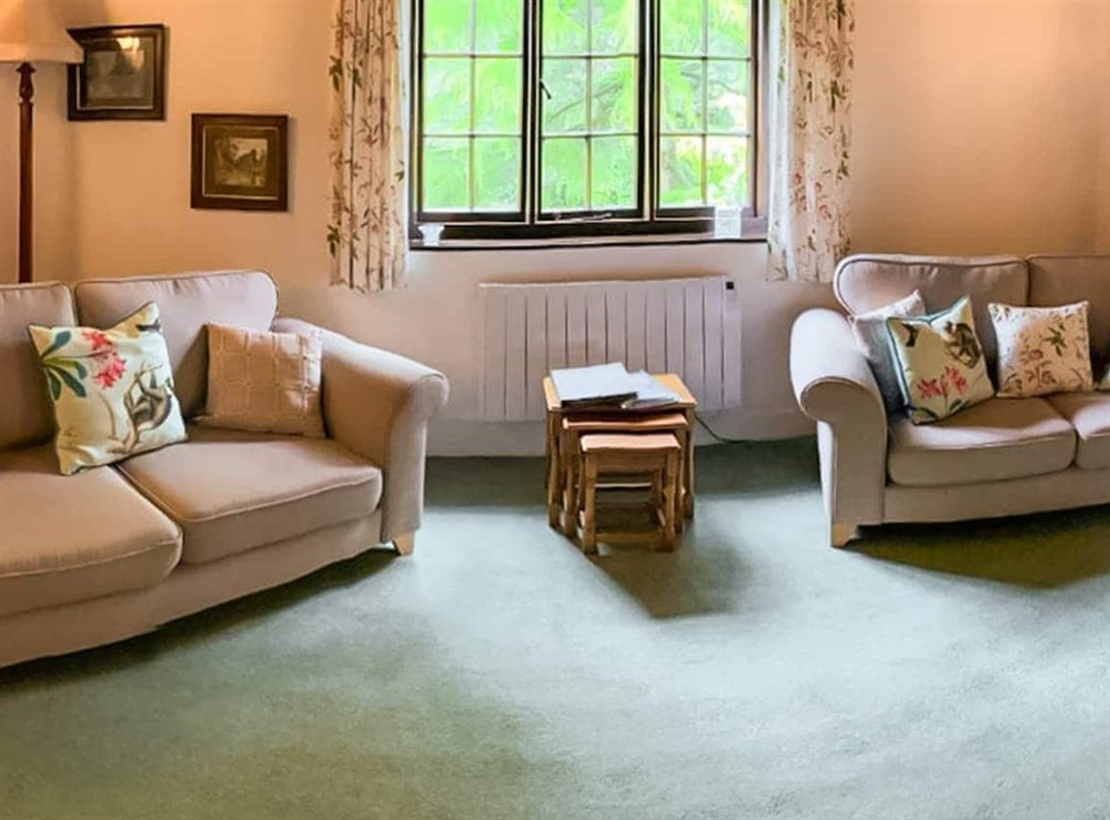 Living area at Millhouse in Sidmouth, Devon