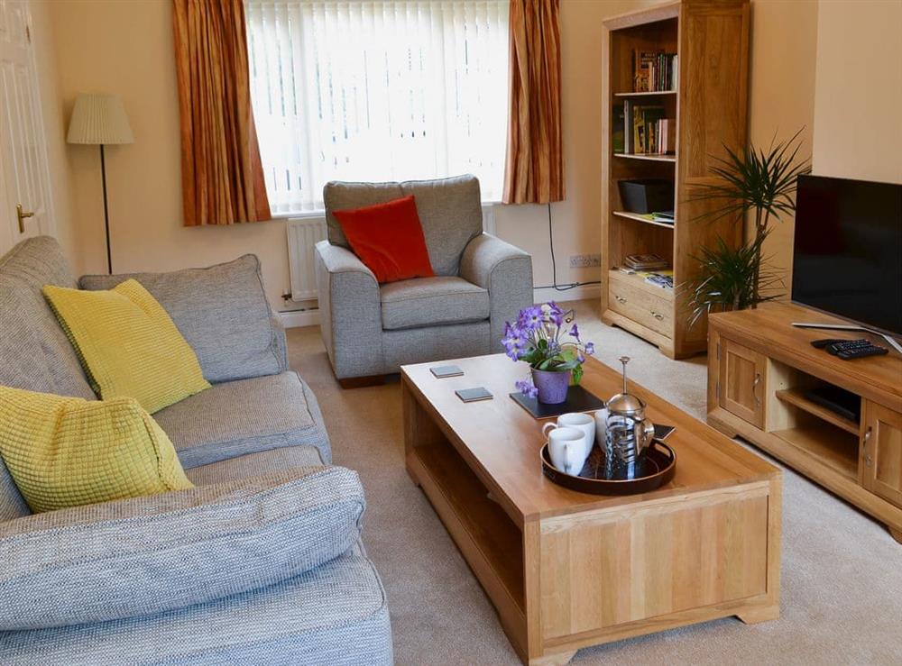 Comfortable living room at Millside in Morpeth, Northumberland