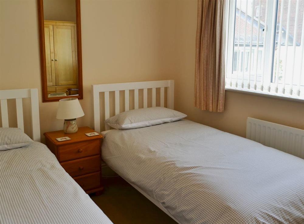 Twin bedroom at Millside in Morpeth, Northumberland