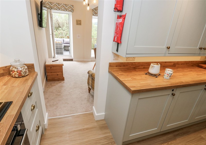 This is the kitchen at Millside View, Farnhill near Kildwick