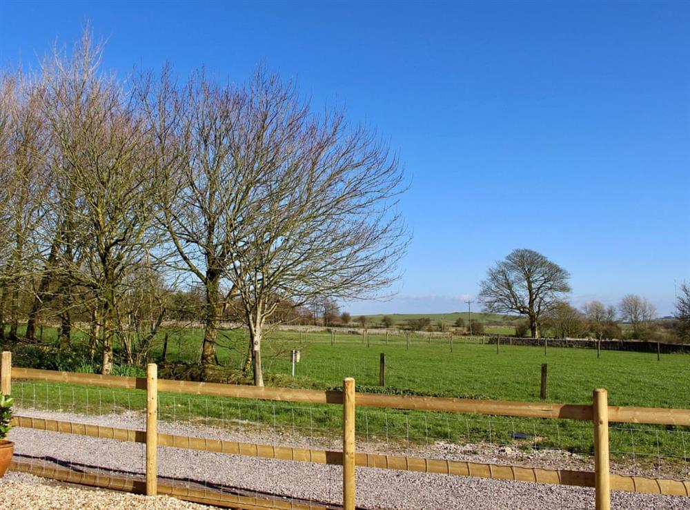 Outstanding rural views at Millstone Barn in Priddy, near Wells, Somerset