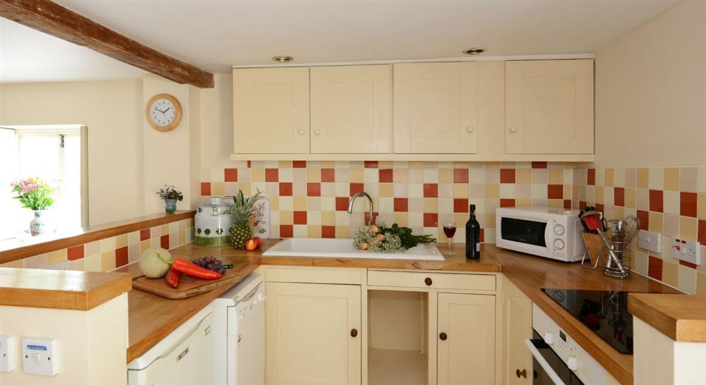 The kitchen at Millstream in Burnham-overy-staithe, Norfolk