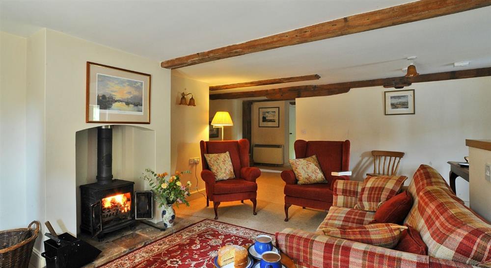The living room at Millstream in Burnham-overy-staithe, Norfolk