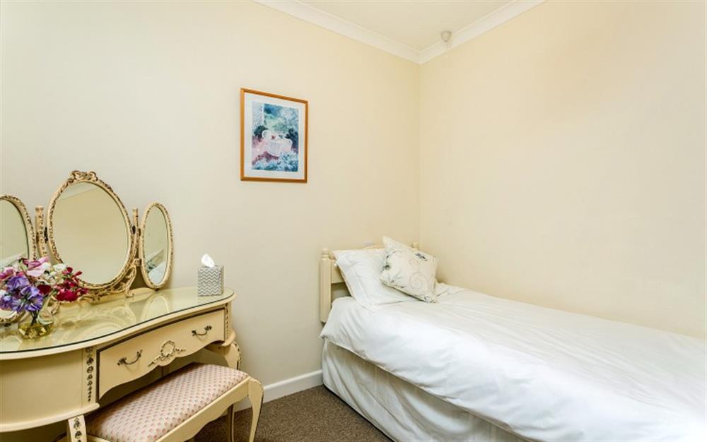 Bedroom 2 with single bed at Millstream in Colyton