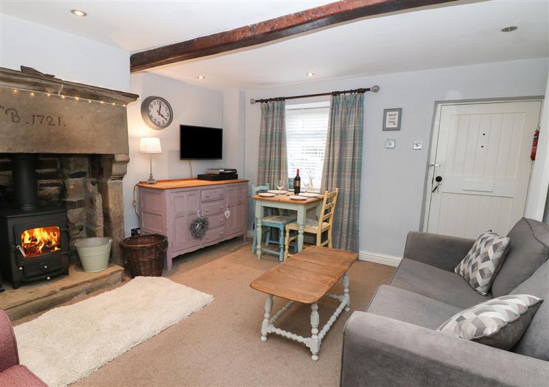The living room at Millstream Cottage, Castleton
