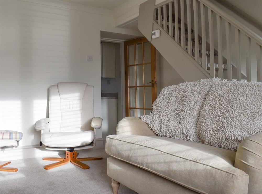 Comfortable seating within living room at Millys Nook in St Austell, Cornwall