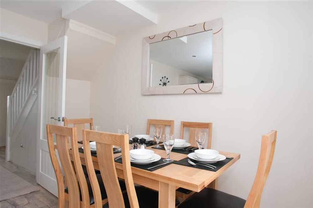 Open plan dining and kitchen area at Miloran in , Salcombe